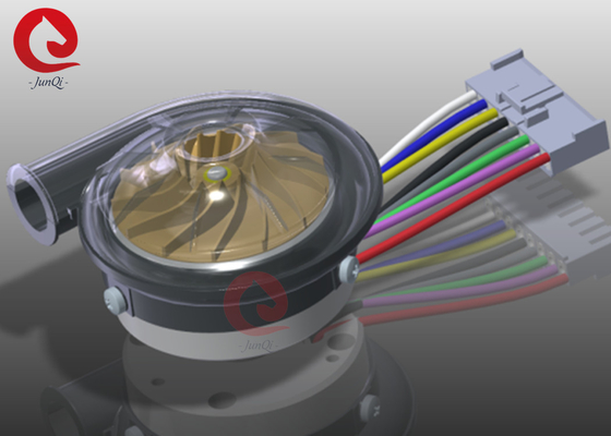 24VDC 37000rpm Alta velocidad 21m3/h Flujo de aire soplador de corriente continua sin escobillas OWB7040AL-24V para BIPAP