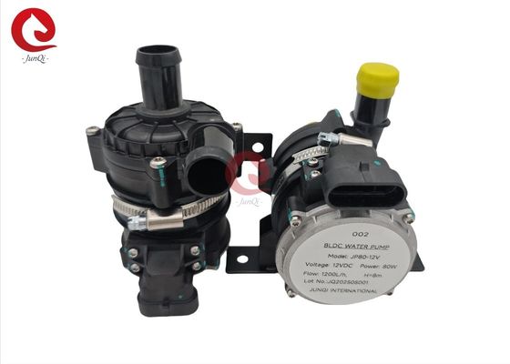JUNQI Baja tensión 12VDC 80W bomba de refrigerante de autobús eléctrico bomba de agua electrónica circulante para vehículos de nueva energía
