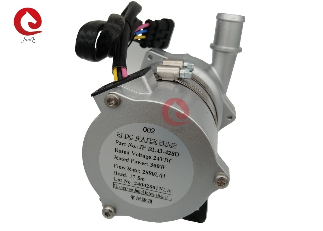 Junqi 24V 300W bomba de agua de refrigeración de 17,5m, con control PWM y retroalimentación de fallas