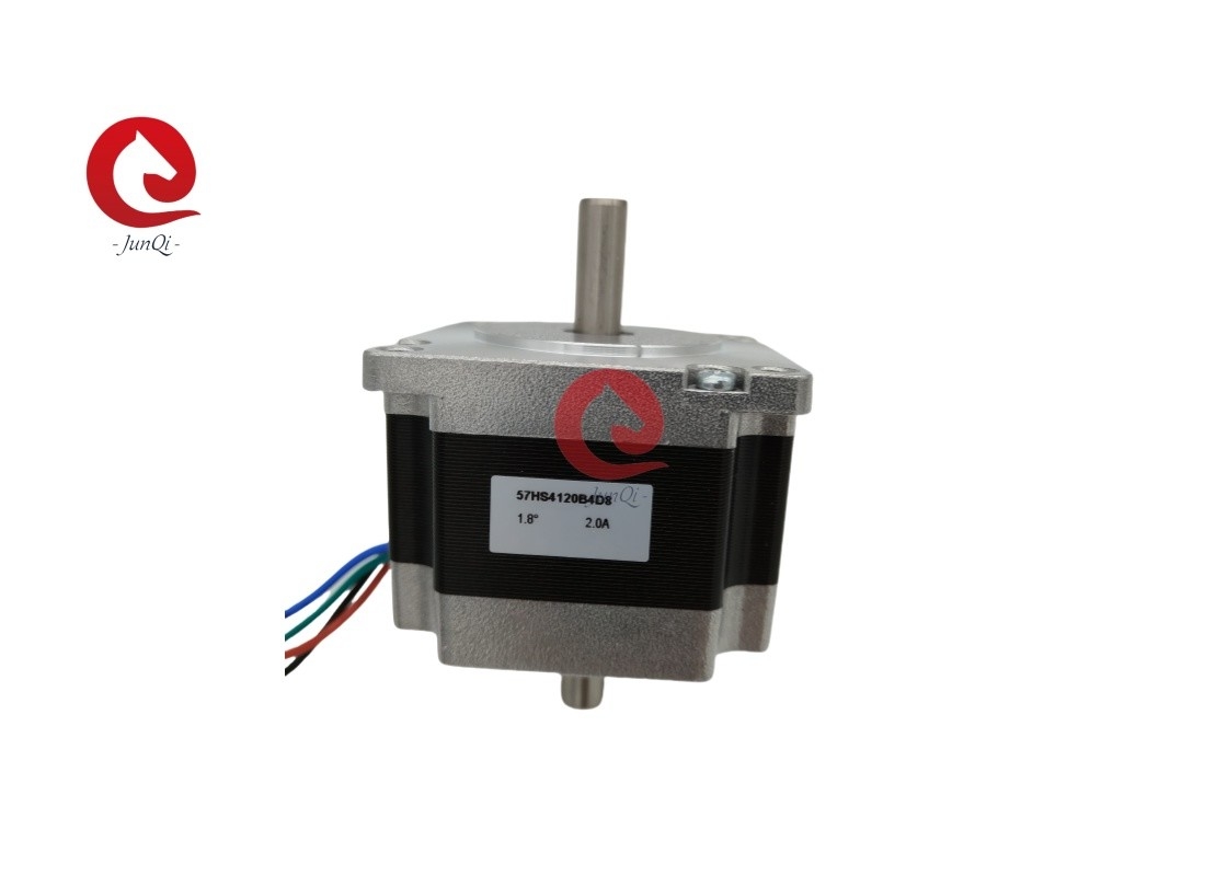 Junqi Nema23 Motor paso a paso de doble eje 57HS4120B4/ B4D8 Torque de acoplamiento 0,55N.m/0,7N.m