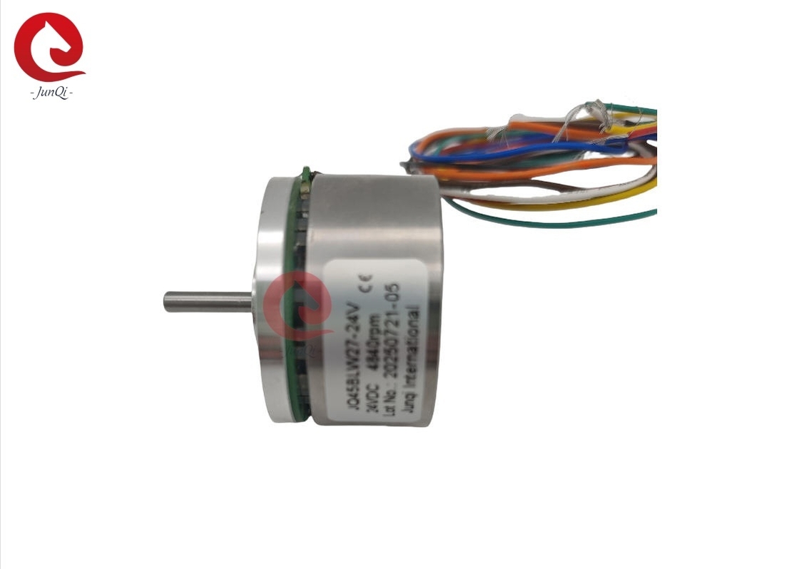 JUNQI JQ45BLW27 24V 4840rpm 130mN.m Torque rotor plano fuera del motor BLDC