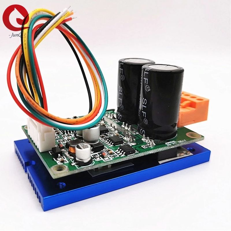 36-72V Original JUYI Tech JYQD-V6.5E Bldc Motor Driver Board para motor BLDC sin sensor con cables de conector de disipador de calor