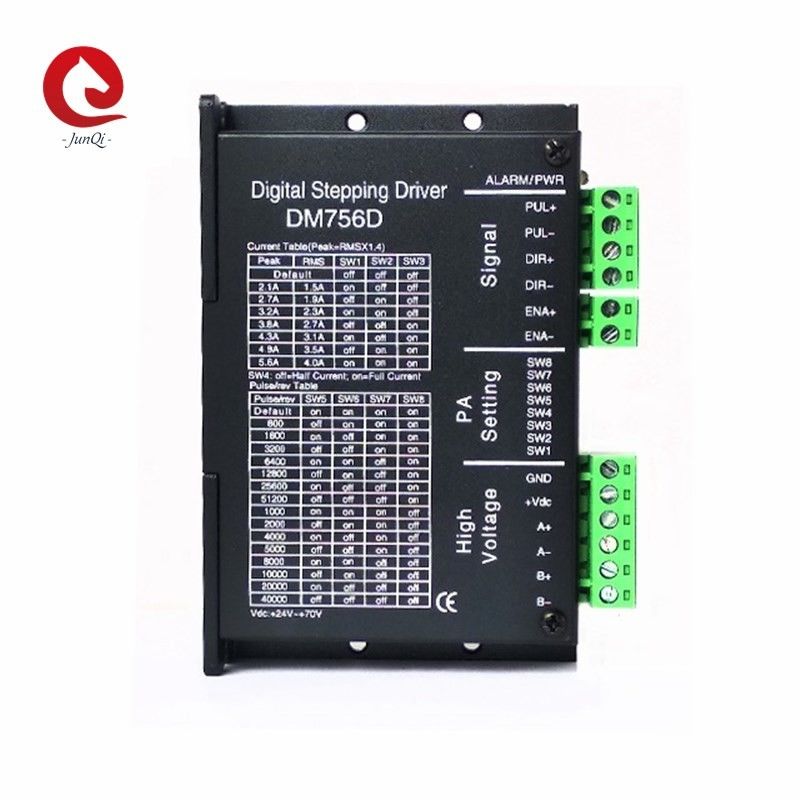Motores híbridos de la nema 34 de la nema 23 del conductor 24V 70V 2.1A 5.6A del motor de Digitaces DM756D Microstep