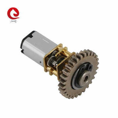 Motor de la caja del Metal Gear de N20 3~12VDC 12m m con la rueda, codificador, RPM baja, alto esfuerzo de torsión para la cerradura de puerta